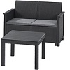 Набор садовой мебели Keter Elodie 2 Seater 253948 (графит)