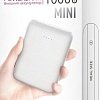 Портативное зарядное устройство Olmio MINI-10 10000mAh (белый)