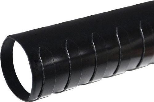 Пластиковая пружина для переплета РеалИСТ Пластик 28 мм (черный)