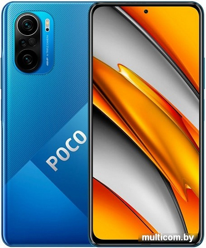 Смартфон POCO F3 6GB/128GB международная версия (синий)