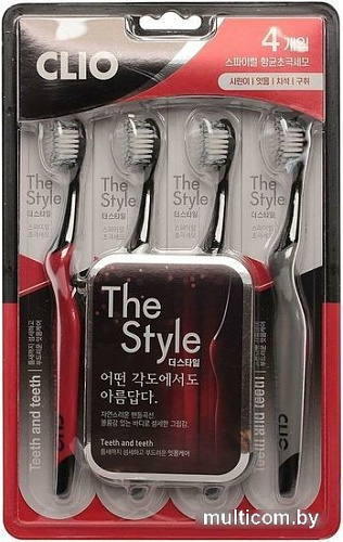 CLIO The Style White Ultra Soft Care Toothbrush (4 шт)