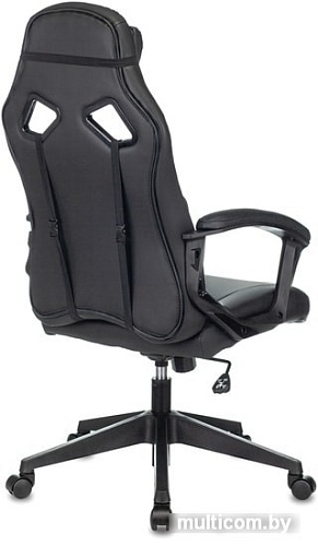 Кресло Бюрократ Zombie Driver (черный/желтый)