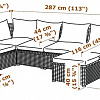 Садовый диван Ikea Соллерон 092.892.52