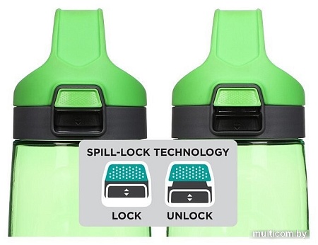 Бутылка для воды Sistema 680 (зеленый)