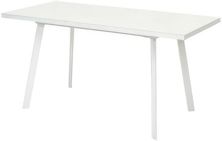 Кухонный стол M-City Фин 140 464M04117 (латте/белый)