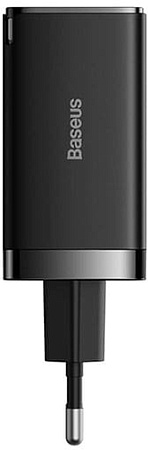 Сетевое зарядное Baseus GaN5 Pro Fast Charger 2C+U 65W (черный)
