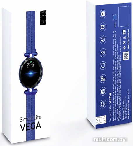 Умные часы Smarterra Vega (синий)