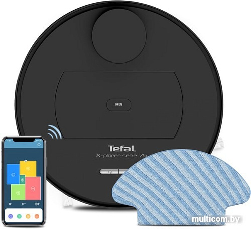 Робот-пылесос Tefal X-plorer Serie 75 Animal RG7675WH