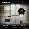 Четырёхдверный холодильник Hyundai CM45083F (нержавеющая сталь)