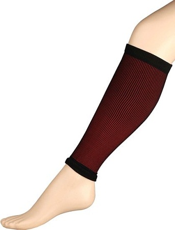 Суппорт голени RSC Sport ЛВ7-02 S (черный/красный)