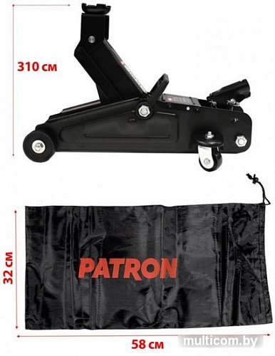 Подкатной домкрат Patron P-TA820012 2т