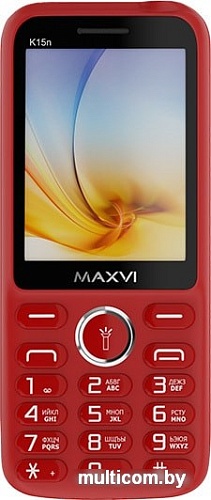 Мобильный телефон Maxvi K15n (красный)