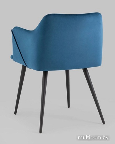 Стул Stool Group Джоэл с подлокотниками vd-joel-b29 (велюр синий)