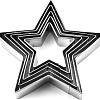 Форма для печенья S.G. Home Звезда SG-CM-S5 (5 шт)