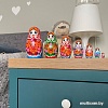 Развивающая игра Брестская Матрешка Классическая с лилиями и колокольчиками (набор 7 шт)