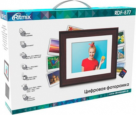 Цифровая фоторамка Ritmix RDF-877