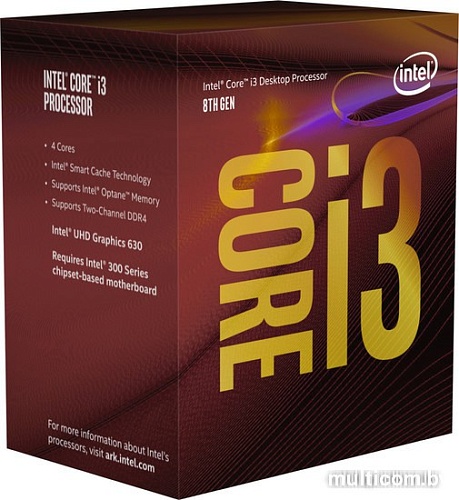 Процессор Intel Core i3-8100 (BOX)