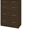Комод Кортекс-мебель Модерн 80-5ш (венге)