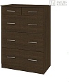Комод Кортекс-мебель Модерн 80-5ш (венге)
