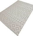 Ковер для жилой комнаты Radjab Carpet Поло Прямоугольник EN 268 12455RK (0.8x1.5, Cream)