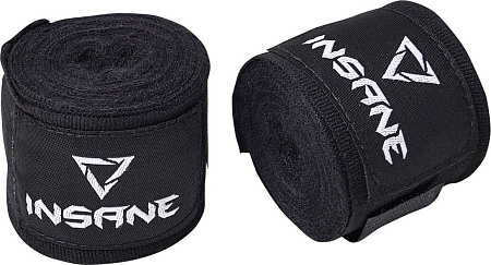 Бинт боксерский Insane Cobra IN22-HW201 (3.5м, черный)