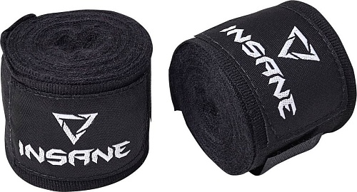 Бинт боксерский Insane Cobra IN22-HW201 (3.5м, черный)