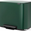 Brabantia Bo Pedal Bin 11л + 23л (зеленая сосна)