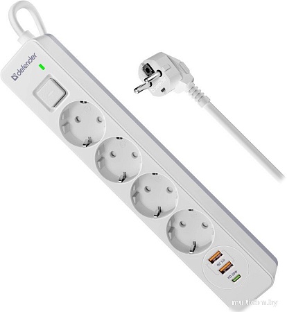 Сетевой фильтр Defender DFS 145 (5 м)