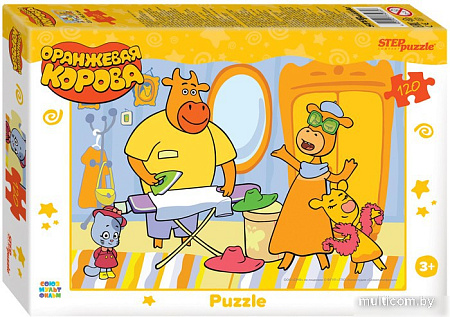 Пазл Step Puzzle Оранжевая корова 75035 (120 эл)