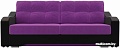Диван Лига диванов Браун 102173 (фиолетовый/черный)
