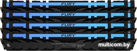 Оперативная память Kingston FURY Renegade RGB 4x8GB DDR4 PC4-24000 KF430C15RBAK4/32
