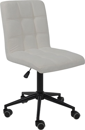Офисное кресло AksHome Sonata (молочный шенилл Ote Canna 100/черный)