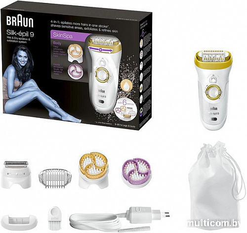 Эпилятор Braun Silk-epil 9 SkinSpa 9-961e