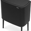 Brabantia Bo Touch Bin 36 л (черный матовый)
