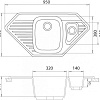 Кухонная мойка Gerhans E10 (графит)