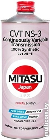 Трансмиссионное масло Mitasu MJ-313 CVT NS-3 1л