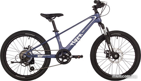 Детский велосипед Novatrack Tiger Pro 2024 20MHD.TIGERPRO.BL4 (синий)