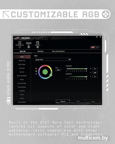 Оперативная память OCPC X3 RGB Black 2x32ГБ DDR4 3200 МГц MMX3A2K64GD432C16