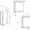 Душевой уголок Abber Zart AG08080P-S101