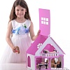 Krasatoys Дачный домик Варенька с мебелью 000256 (белый/розовый)