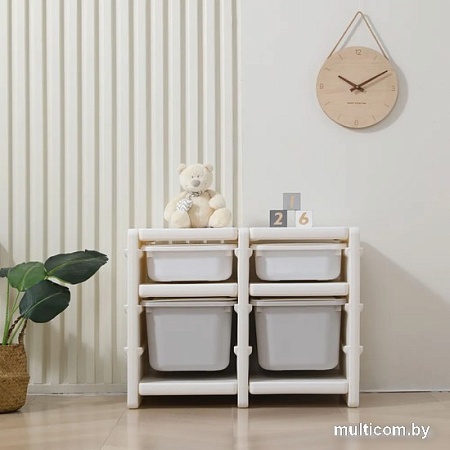 Комод UNIX kids Grey PTSTW4GRY (4 ящика)