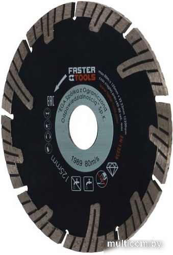 Отрезной диск алмазный Faster Tools 1989
