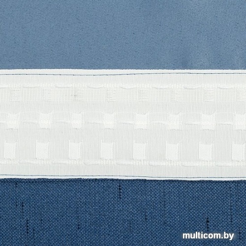 Штора Этель Классика 7062900 130x300. синий, 1 шт)