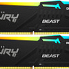 Kingston FURY Beast RGB 2x32ГБ DDR5 6400 МГц KF564C32BBEAK2-64