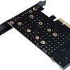 Адаптер для подключения M.2 накопителей Gembird MF-PCIE-NVME-SATA