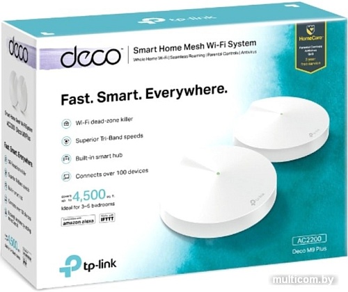 Беспроводной маршрутизатор TP-Link Deco M9 Plus (2 шт.)
