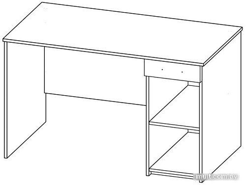 Стол Mio Tesoro Кастор 116x65 2.03.06.030.1 (белый)