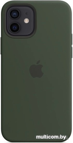 Чехол Apple MagSafe Silicone Case для iPhone 12/12 Pro (кипрский зеленый)
