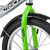 Детский велосипед Novatrack Vector 16 2020 163VECTOR.SL20 (серебристый/салатовый)