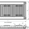 Стальной панельный радиатор Лидея ЛК 11-514 тип 11 500x1400